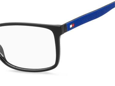Premium Men Tommy Hilfiger Eyeglasses: TH 1785 - Matte Black Blue - SpecSMART Eye Clinic (Zoom View)